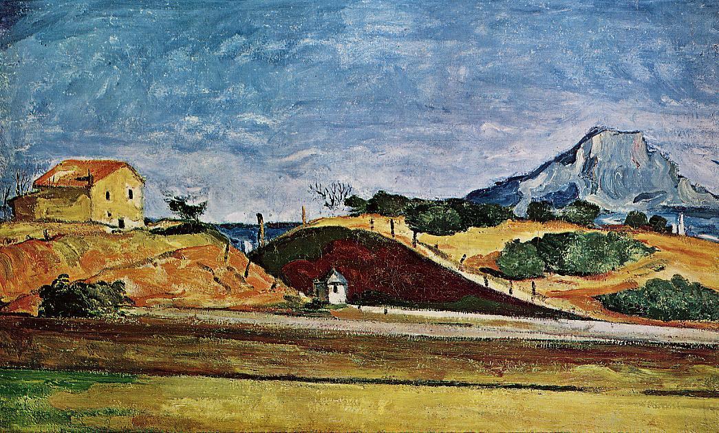 The Railway Cutting - Paul Cezanne Painting